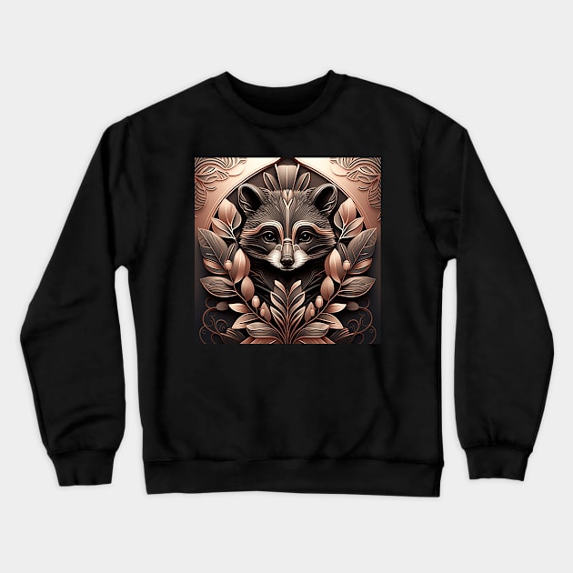 Raccoon Crewneck Sweatshirt by BellaDatura